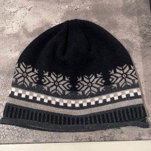 Black, White, and Gray Winter Hat from New York City